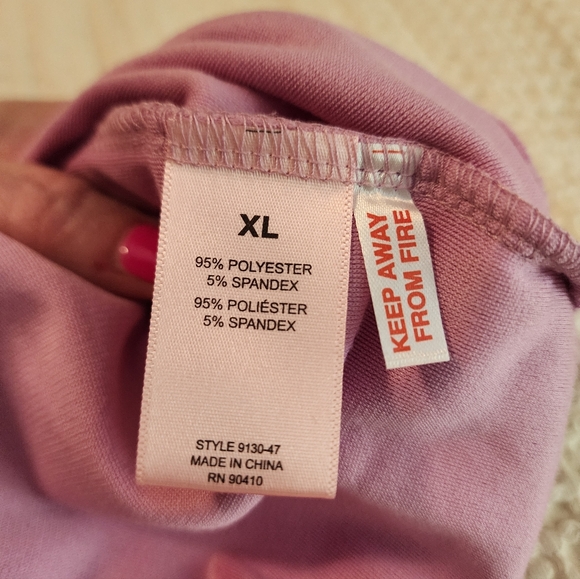 Juicy Couture Women's Lavender Velour Short Set XL 80s 90s Soft Sexy NWT - Picture 12 of 13